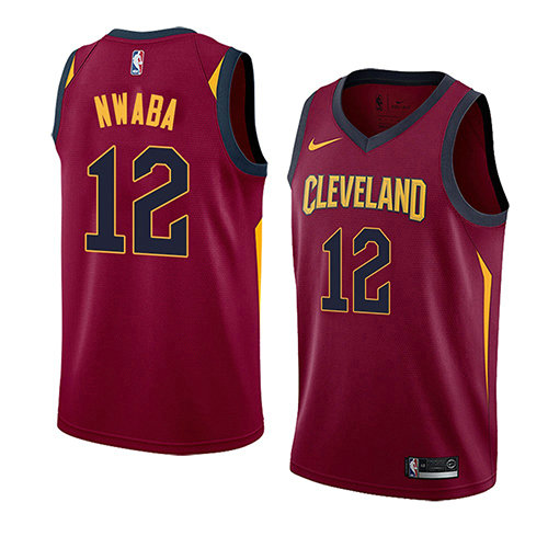 Camiseta baloncesto David Nwaba 12 Icon 2018 Rojo Cleveland Cavaliers Hombre