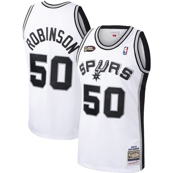 Camiseta baloncesto David Robinson 50 1998-1999 Blanco San Antonio Spurs Hombre