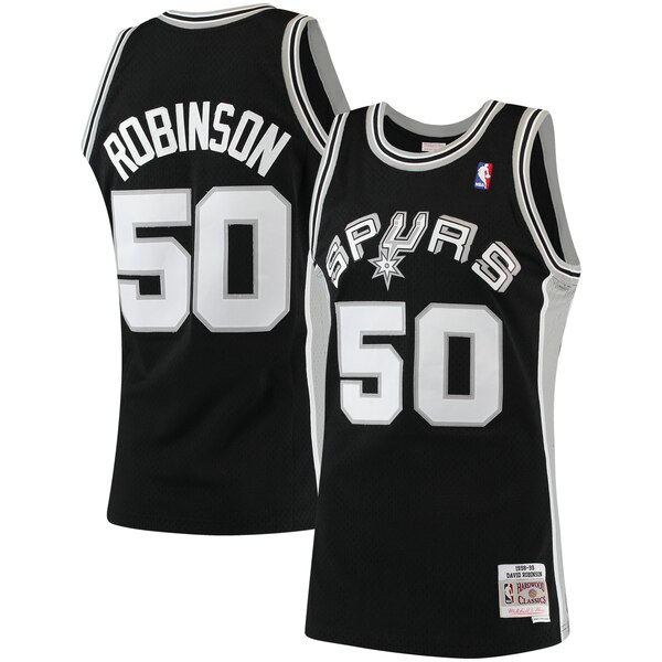 Camiseta baloncesto David Robinson 50 1998-1999 Classics Swingman Negro San Antonio Spurs Hombre