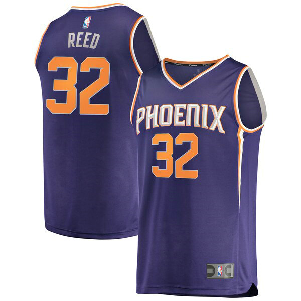 Camiseta baloncesto Davon Reed 32 Icon Edition Púrpura Phoenix Suns Hombre