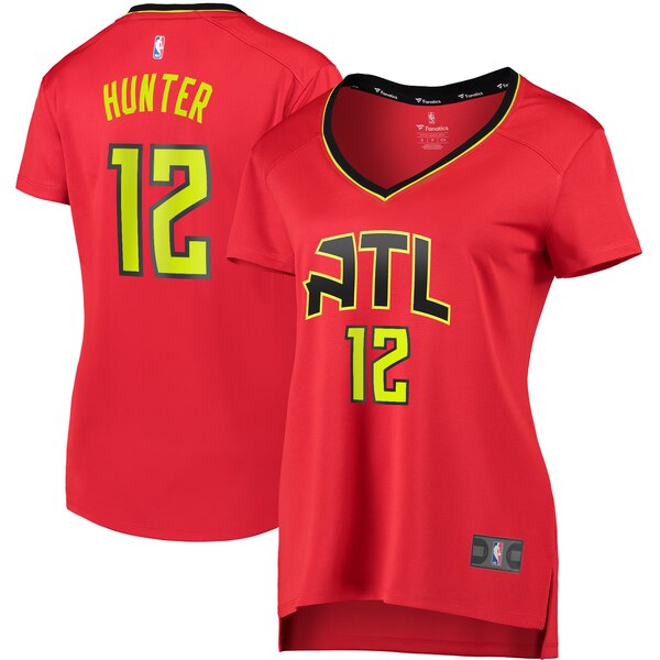 Camiseta baloncesto De'Andre Hunter 12 statement edition Rojo Atlanta Hawks Mujer