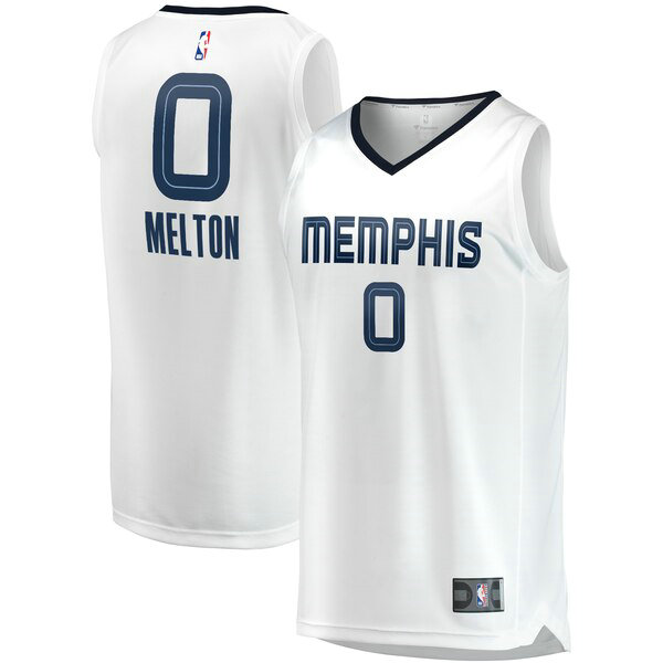 Camiseta baloncesto De'Anthony Melton 0 Association Edition Blanco Memphis Grizzlies Hombre