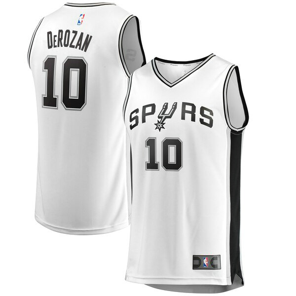 Camiseta baloncesto DeMar DeRozan 10 Association Edition Blanco San Antonio Spurs Hombre