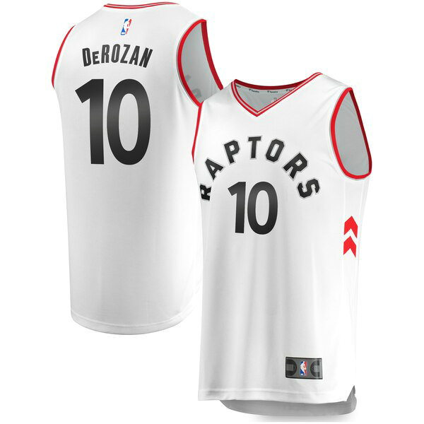Camiseta baloncesto DeMar DeRozan 10 Association Edition Blanco Toronto Raptors Hombre
