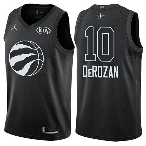 Camiseta baloncesto DeMar DeRozan 10 Negro All Star 2018 Hombre