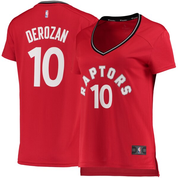 Camiseta baloncesto DeMar DeRozan 10 icon edition Rojo Toronto Raptors Mujer