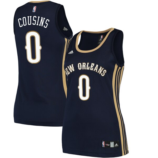 Camiseta baloncesto DeMarcus Cousins 0 Réplica Armada New Orleans Pelicans Mujer