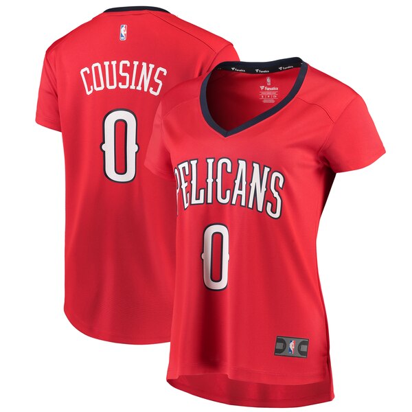Camiseta baloncesto DeMarcus Cousins 0 statement edition Rojo New Orleans Pelicans Mujer