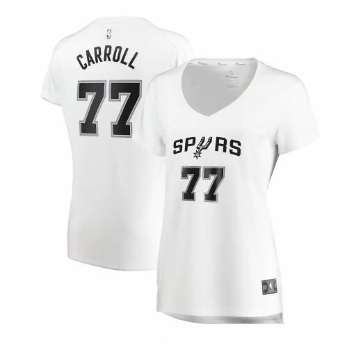 Camiseta baloncesto DeMarre Carroll 77 association edition Blanco San Antonio Spurs Mujer