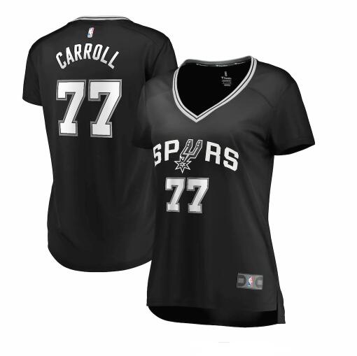 Camiseta baloncesto DeMarre Carroll 77 icon edition Negro San Antonio Spurs Mujer