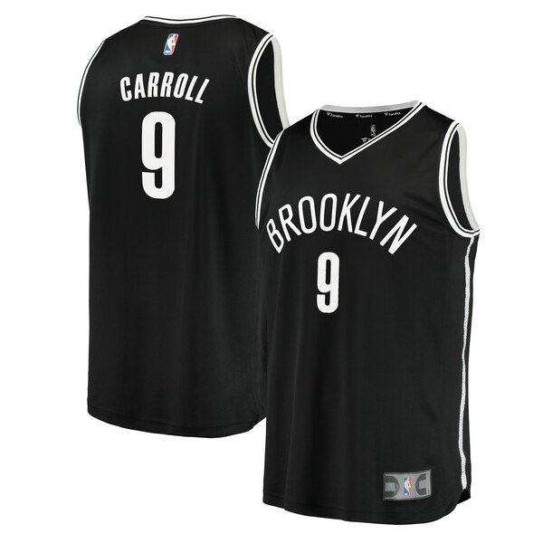 Camiseta baloncesto DeMarre Carroll 9 2019 Negro Brooklyn Nets Hombre