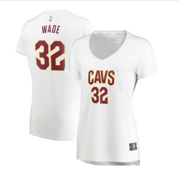 Camiseta baloncesto Dean Wade 32 association edition Blanco Cleveland Cavaliers Mujer