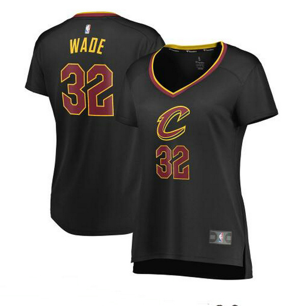 Camiseta baloncesto Dean Wade 32 statement edition Negro Cleveland Cavaliers Mujer