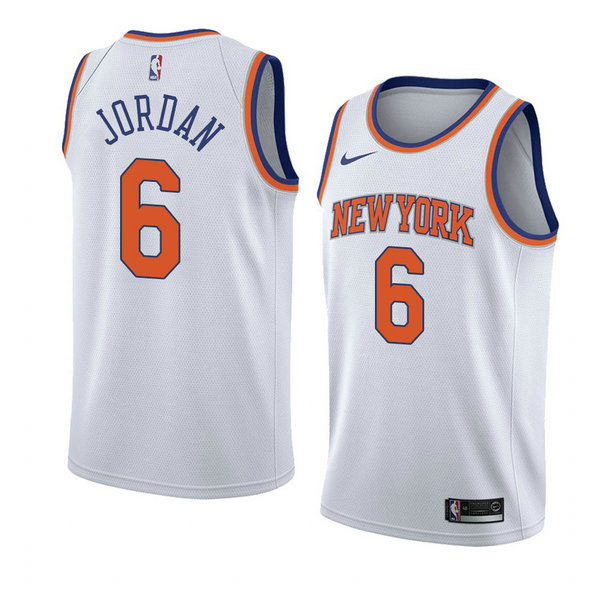 Camiseta baloncesto Deandre Jordan 6 Statement 2018 Blanco New York Knicks Hombre