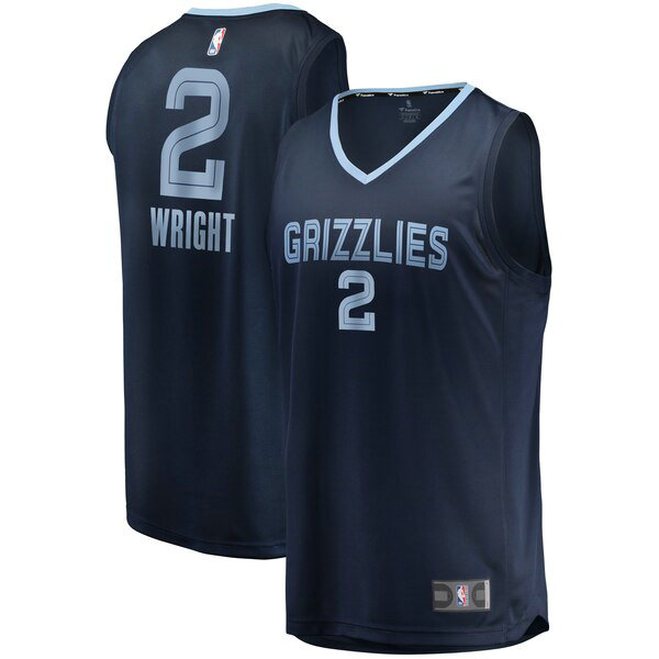 Camiseta baloncesto Delon Wright 2 Icon Edition Armada Memphis Grizzlies Hombre
