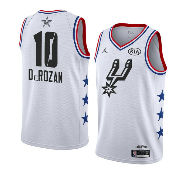 Camiseta baloncesto Demar Derozan 10 Blanco All Star 2019 Hombre