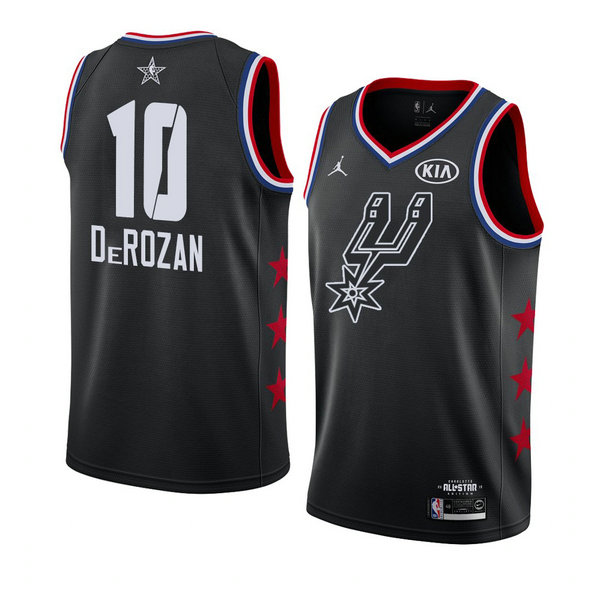 Camiseta baloncesto Demar Derozan 10 Negro All Star 2019 Hombre