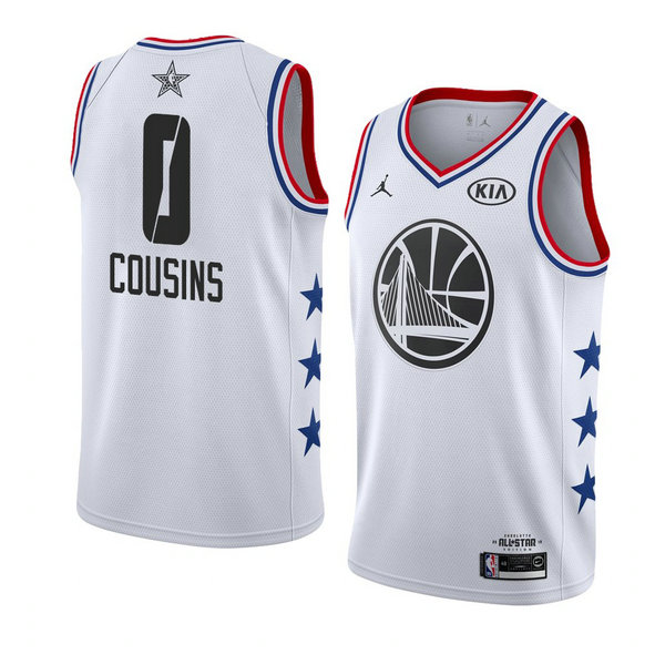 Camiseta baloncesto Demarcus Cousins 0 Blanco All Star 2019 Hombre