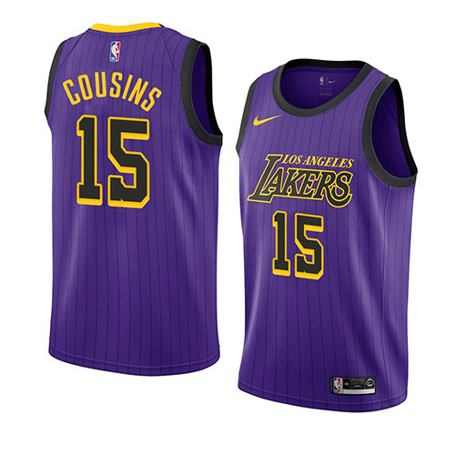 Camiseta baloncesto Demarcus Cousins 15 Ciudad 2019-20 P鐓pura Los Angeles Lakers Hombre