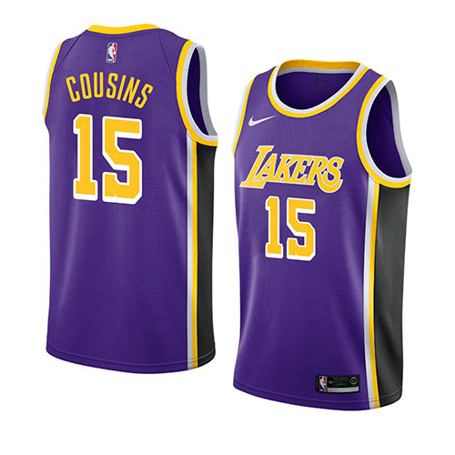 Camiseta baloncesto Demarcus Cousins 15 Statement 2019-20 P鐓pura Los Angeles Lakers Hombre