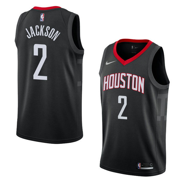Camiseta baloncesto Demetrius Jackson 2 Statement 2018 Negro Houston Rockets Hombre