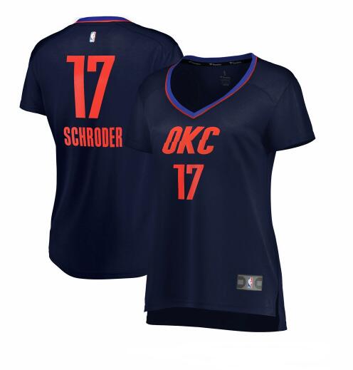 Camiseta baloncesto Dennis Schroder 17 statement edition Armada Oklahoma City Thunder Mujer