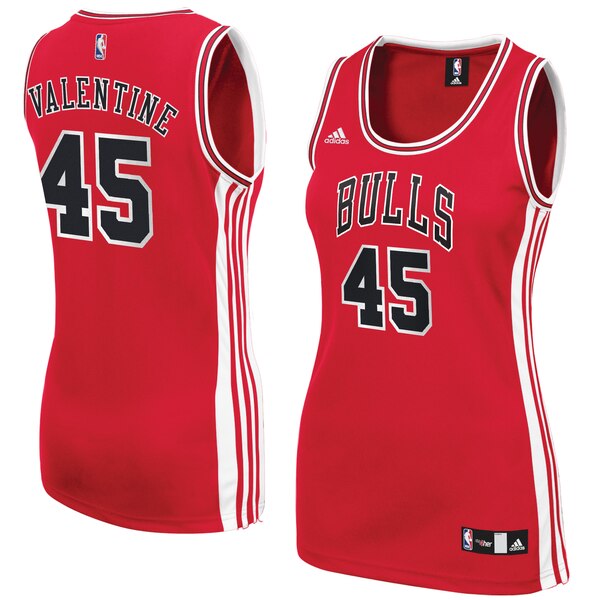 Camiseta baloncesto Denzel Valentine 45 Réplica Rojo Chicago Bulls Mujer
