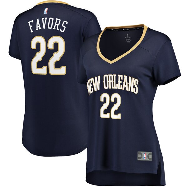 Camiseta baloncesto Derrick Favors 22 icon edition Armada New Orleans Pelicans Mujer