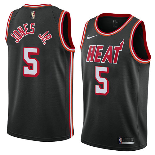 Camiseta baloncesto Derrick Jones JR. 5 Classic 2018 Negro Miami Heat Hombre