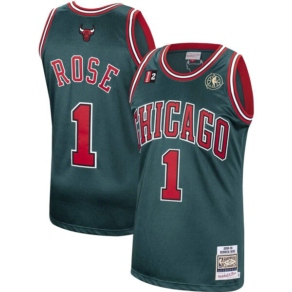 Camiseta baloncesto Derrick Rose 1 2019 Negro Chicago Bulls Hombre
