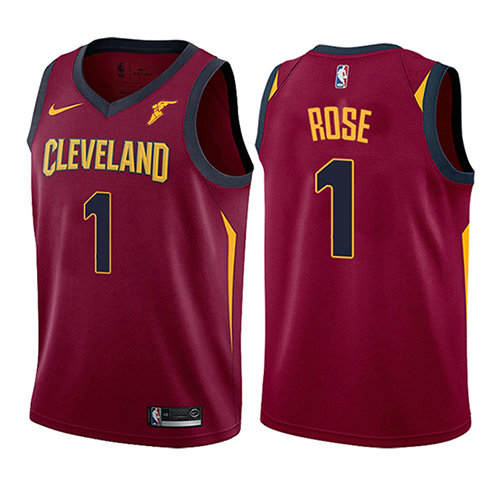 Camiseta baloncesto Derrick Rose 1 Icon 2017-18 Rojo Cleveland Cavaliers Nino