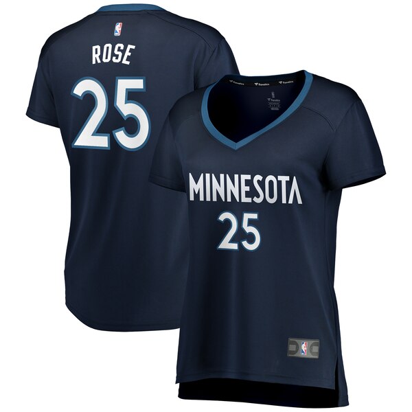 Camiseta baloncesto Derrick Rose 25 icon edition Armada Minnesota Timberwolves Mujer