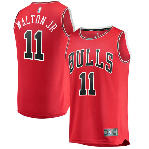 Camiseta baloncesto Derrick Walton 11 2019 Rojo Chicago Bulls Hombre