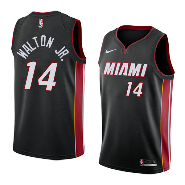 Camiseta baloncesto Derrick Walton JR. 14 Icon 2018 Negro Miami Heat Hombre