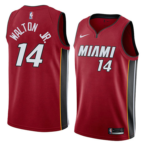 Camiseta baloncesto Derrick Walton JR. 14 Statement 2018 Rojo Miami Heat Hombre