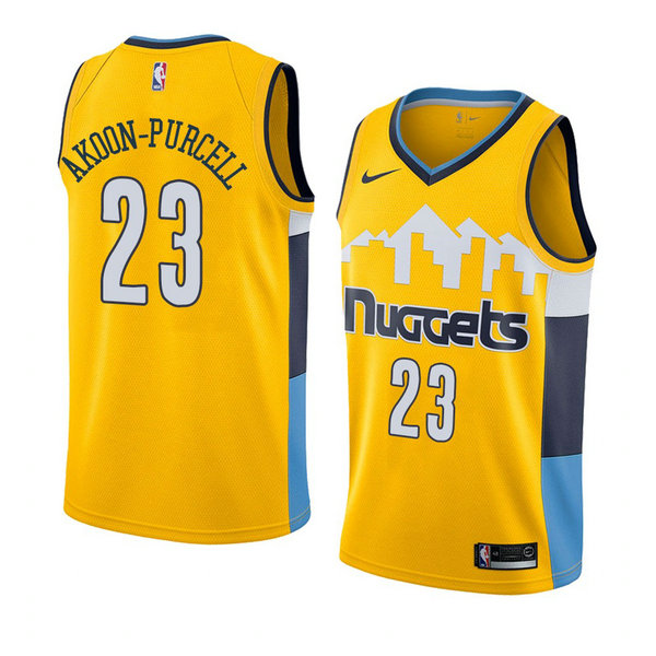 Camiseta baloncesto Devaughn Akoon-Purcell 23 Statement 2018 Amarillo Denver Nuggets Hombre