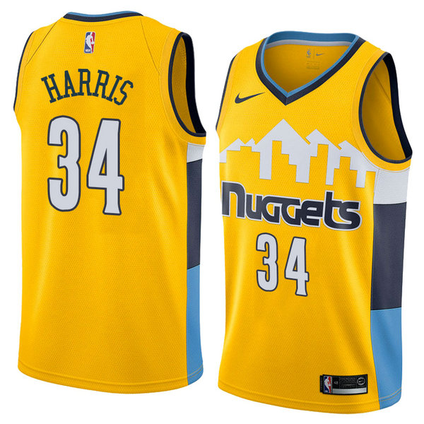 Camiseta baloncesto Devin Harris 34 Statement 2018 Amarillo Denver Nuggets Hombre
