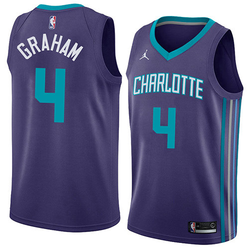 Camiseta baloncesto Devonte Graham 4 Statement 2018 P鐓pura Charlotte Hornets Hombre