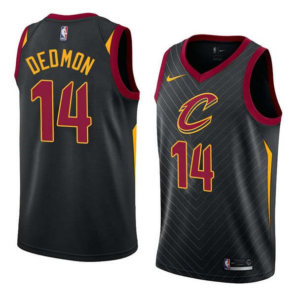 Camiseta baloncesto Dewayne Dedmon 14 Statement 2018 Negro Cleveland Cavaliers Hombre