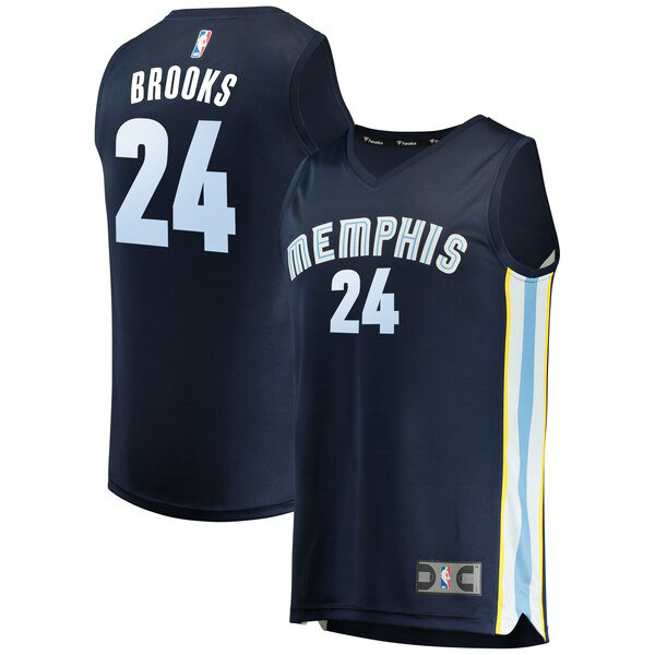 Camiseta baloncesto Dillon Brooks 24 Icon Edition Armada Memphis Grizzlies Hombre