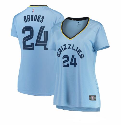 Camiseta baloncesto Dillon Brooks 24 statement edition Azul Memphis Grizzlies Mujer