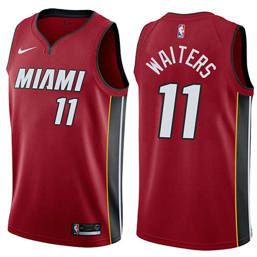 Camiseta baloncesto Dion Waiters 11 Statement 2017-18 Rojo Miami Heat Hombre