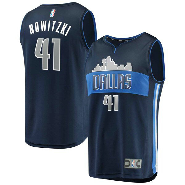 Camiseta baloncesto Dirk Nowitzki 41 Icon Edition Armada Dallas Mavericks Nino