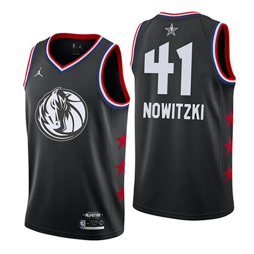 Camiseta baloncesto Dirk Nowitzki 41 Negro All Star 2019 Hombre