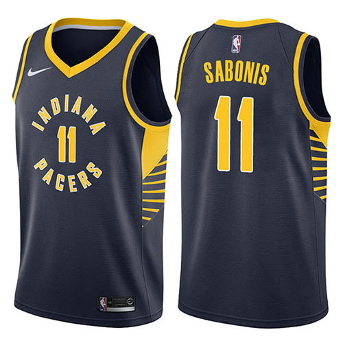 Camiseta baloncesto Domantas Sabonis 11 Icon 2017-18 Azul Indiana Pacers Hombre