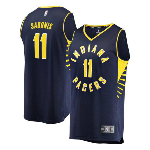 Camiseta baloncesto Domantas Sabonis 11 Icon Edition Armada Indiana Pacers Hombre