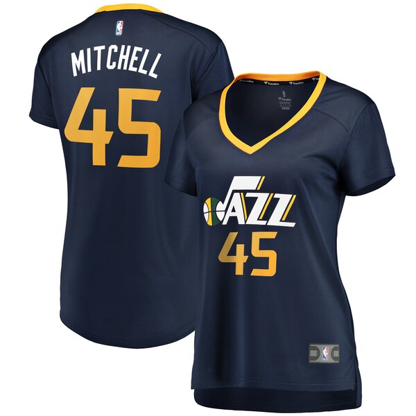 Camiseta baloncesto Donovan Mitchell 45 icon edition Armada Utah Jazz Mujer