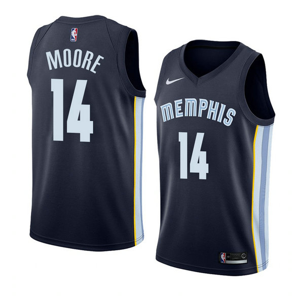 Camiseta baloncesto Doral Moore 14 Icon 2018 Azul Memphis Grizzlies Hombre