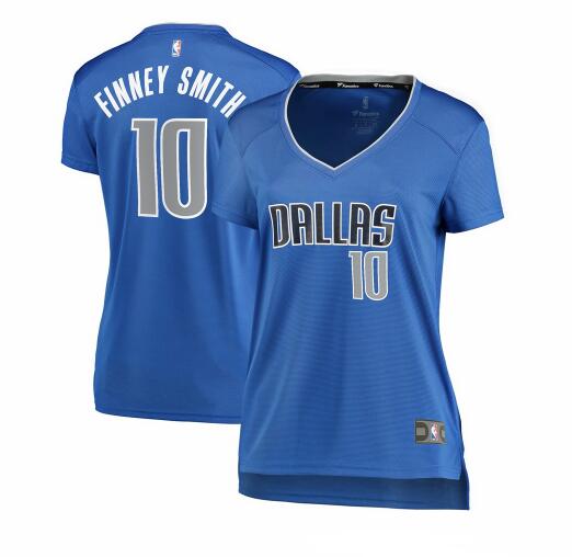 Camiseta baloncesto Dorian Finney-Smith 10 icon edition Azul Dallas Mavericks Mujer