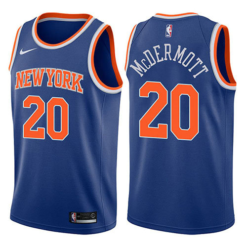 Camiseta baloncesto Doug McDermott 20 Icon 2017-18 Azul New York Knicks Hombre